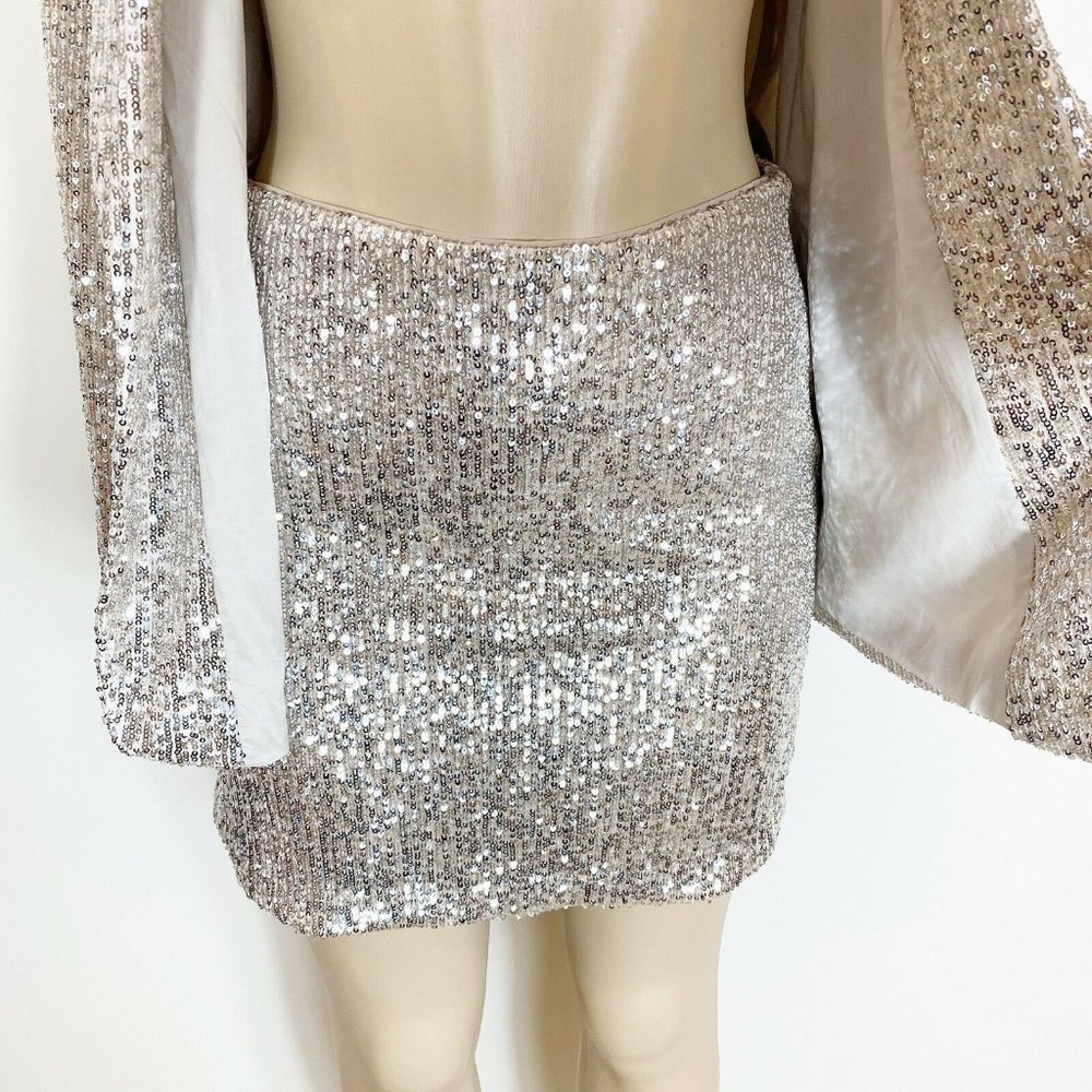 Banana Republic soft sequin mini skirt size 2